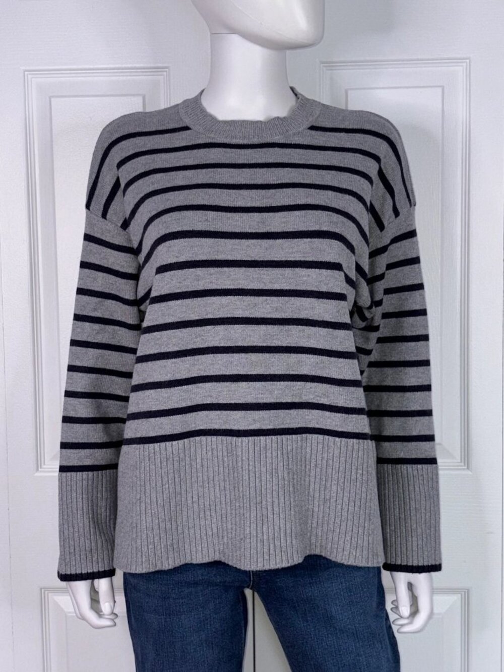 ZARA women's striped knit sweater size Small